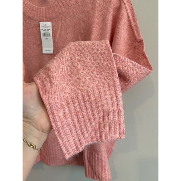 NWT American Eagle Crewneck Sweater Pink Size Small - Picture 3 of 5